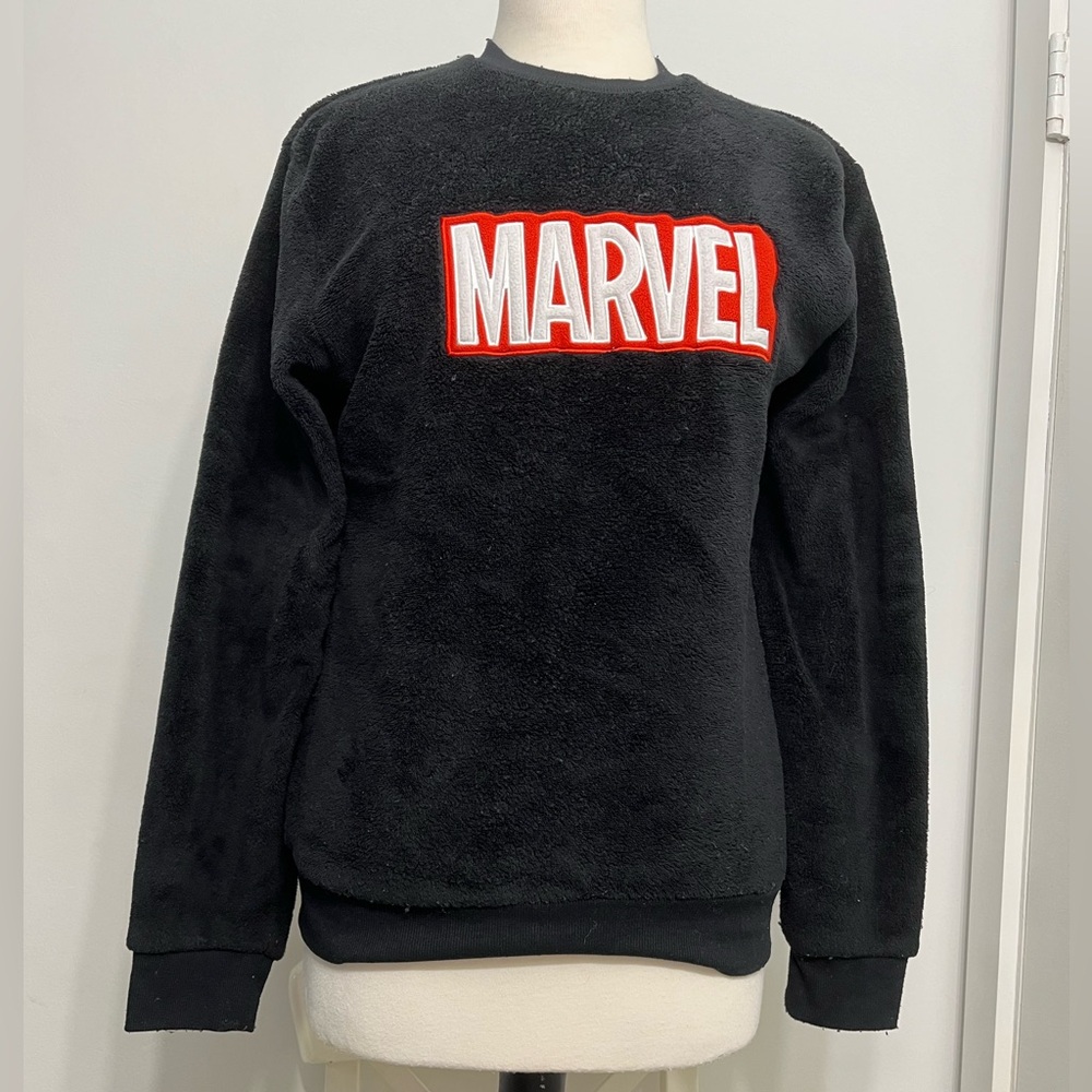 Marvel Women Sweater Black Size XS